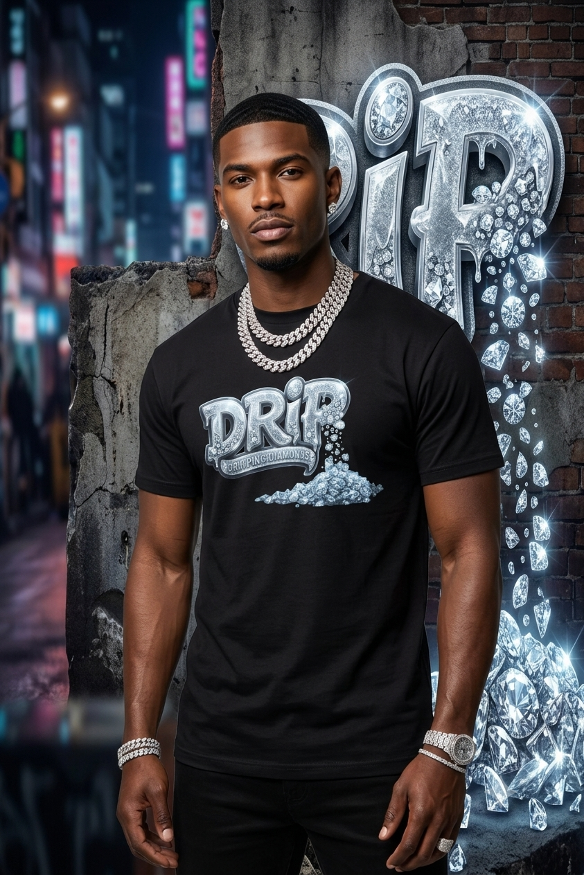 Dripping diamond Unisex Max Heavyweight Short Sleeve